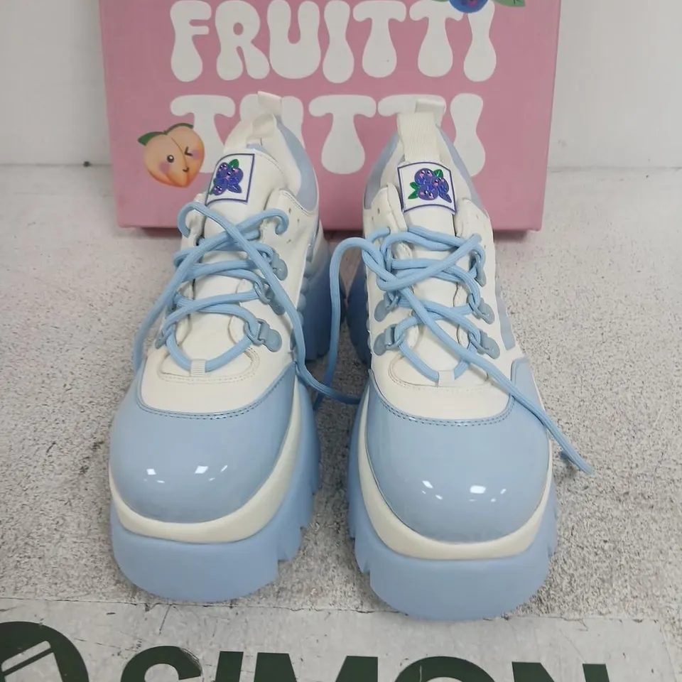 KOI BLUEBERRY SMOOTHIE TRAINERS – UK 8