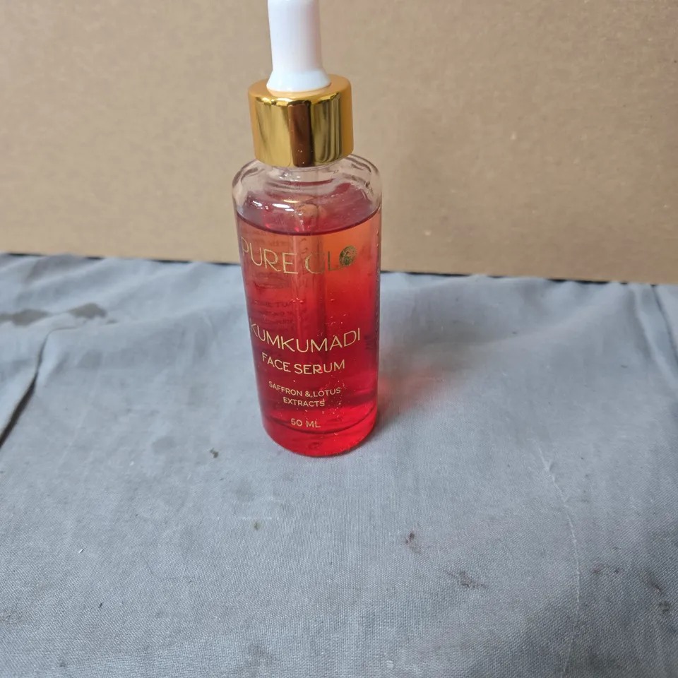 PURE GLOW KUMKUMADI FACE SERUM - SAFFRON & LOTUS EXTRACTS, 50 ML