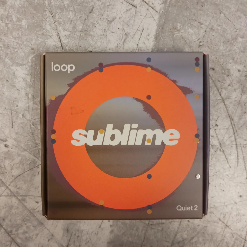 BOXED SEALED LOOP SUBLIME QUIET 2 EARPLUGS 