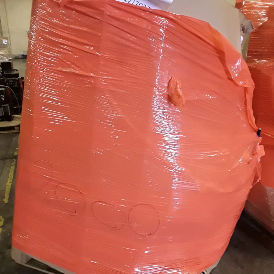 PALLET OF ASSORTED PRODUCTS INCLUDING OFFICE CHAIR, FABIAN CLARKE PHOTO FRAMES, HUANUO LAP DESK, BOOT RACK, BED RAIL GUARD  