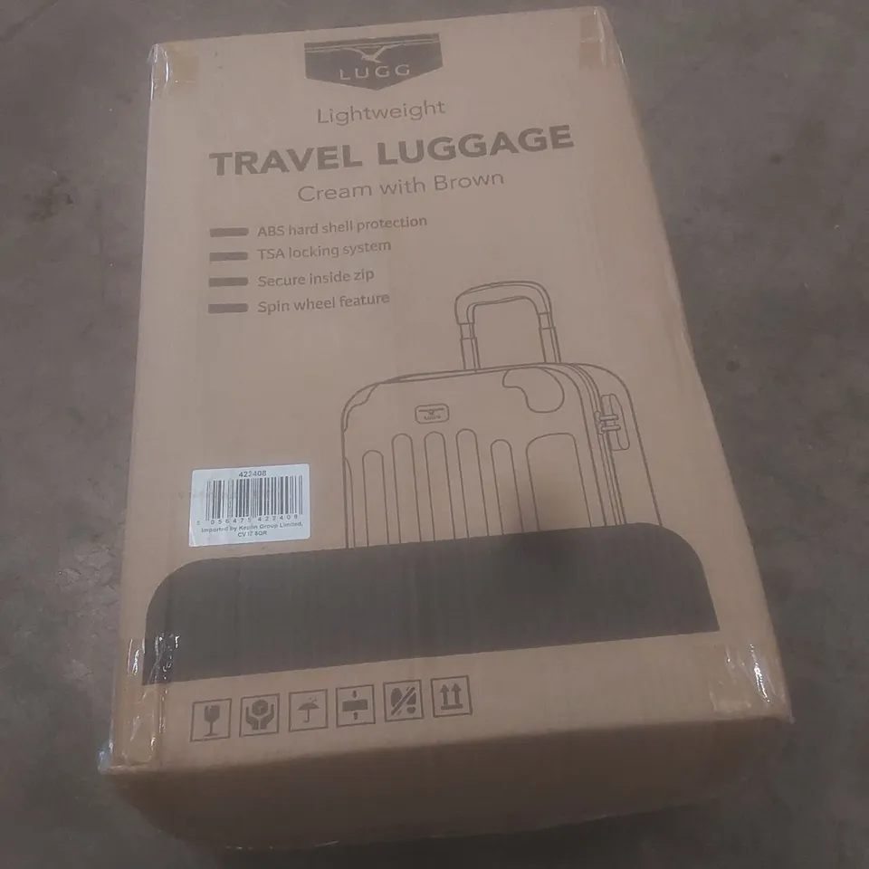 BOXED LUGG LIGHTWEIGHT TRAVEL LUGGAGE CASE
