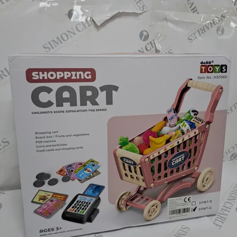 DEAO KIDS SHOPPING CART TROLLEY TOY