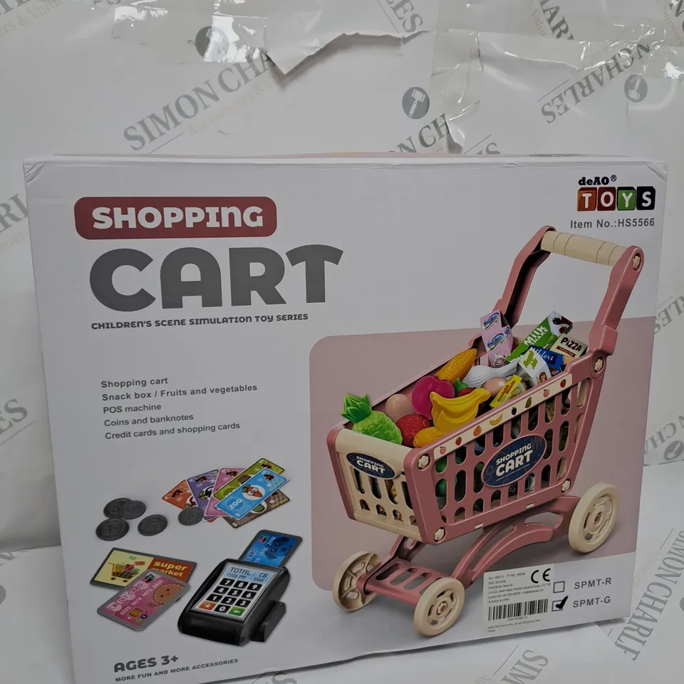 DEAO KIDS SHOPPING CART TROLLEY TOY
