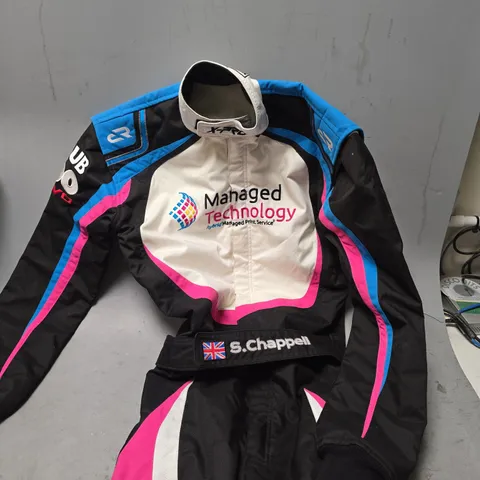 X-PRO GO KARTING KIDS SUIT - S.CHAPPELL - SIZE UNSPECIFIED