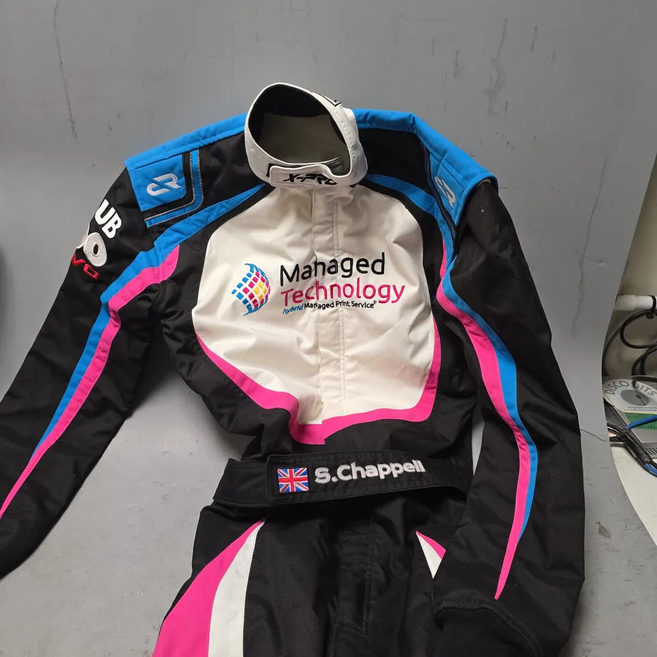 X-PRO GO KARTING KIDS SUIT - S.CHAPPELL - SIZE UNSPECIFIED