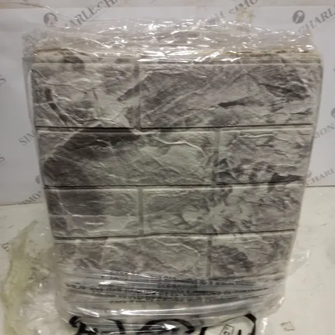 LOT OF ASSORTED ADHESIVE BRICK EFFECT WALL STICKERS