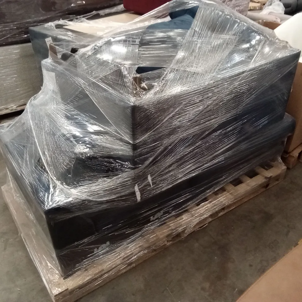 PALLET OF ASSORTED INCOMPLETE DESIGNER SOFA PARTS