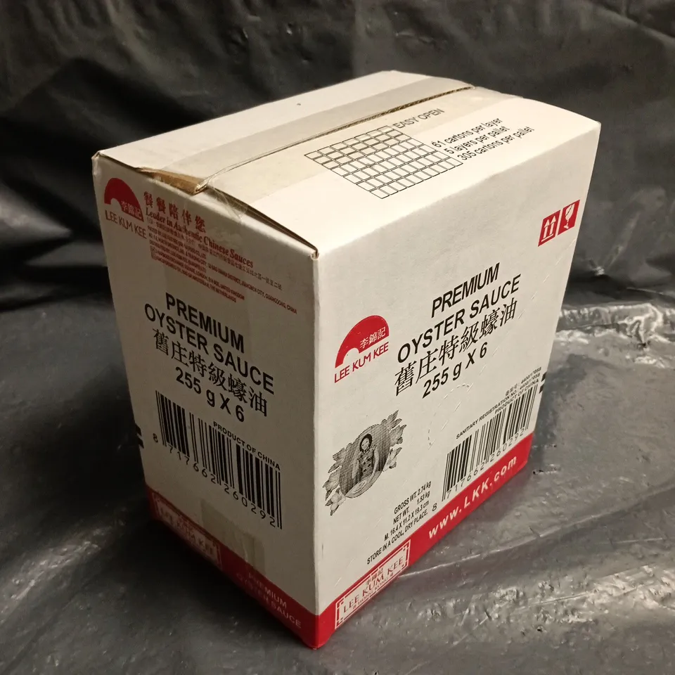 LEE KUM KEE PREMIUM OYSTER SAUCE - 6 X 255G