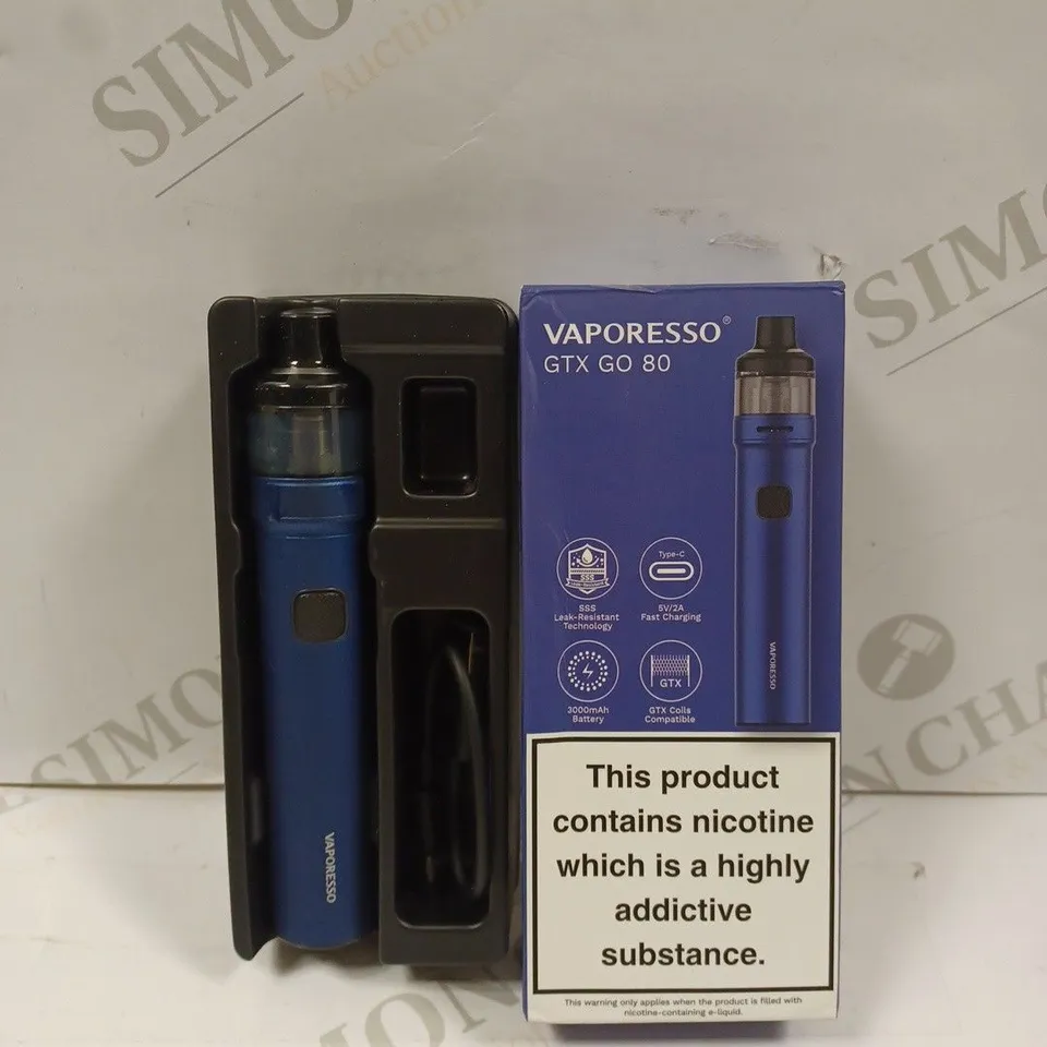 BOXED VAPORESSO GTX GO 80 - BLUE