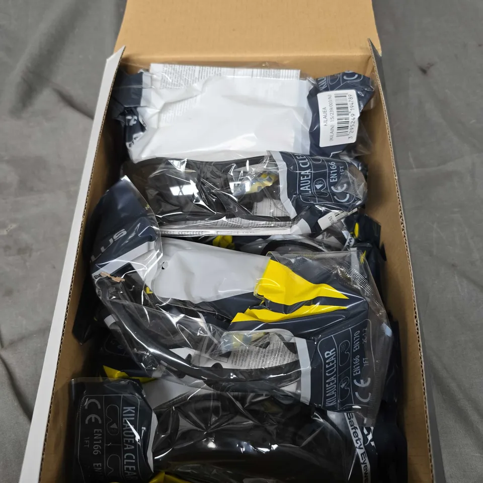 10 X DELTAPLUS KILAUEA CLEAR SAFETY GLASSES 