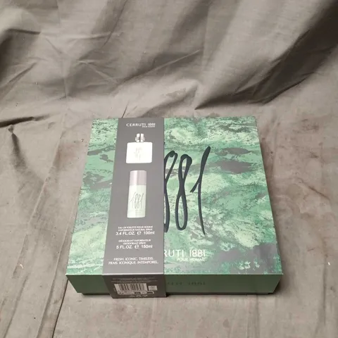 CERRUTI 1881 POUR HOMME GIFT SET - EDT 100ML + DEODORANT 150ML, BOXED