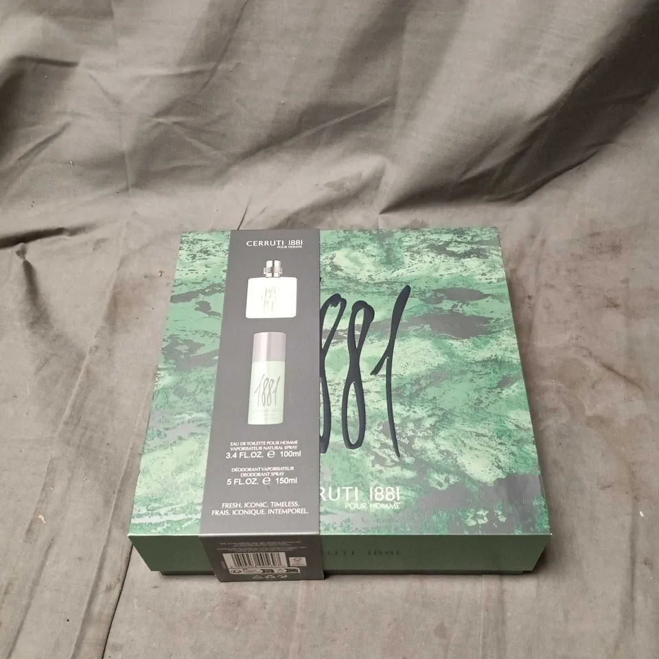 CERRUTI 1881 POUR HOMME GIFT SET - EDT 100ML + DEODORANT 150ML, BOXED