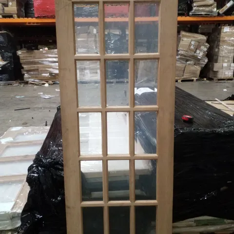 15 GLASS PANEL OAK INTERNAL DOOR 1981×762×35MM