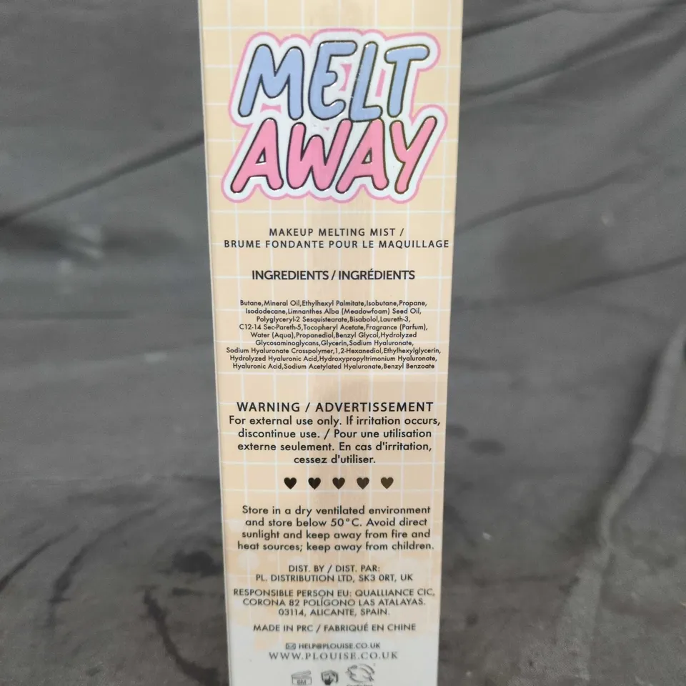 PLOUISE SKIN MELT AWAY MAKE-UP MELTING MIST – 100 ML - PIECE OF CAKE 