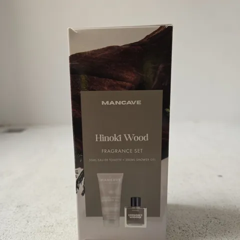 MANCAVE HINOKI WOOD FRAGRANCE SET β 50ML EDT + 200ML SHOWER GEL