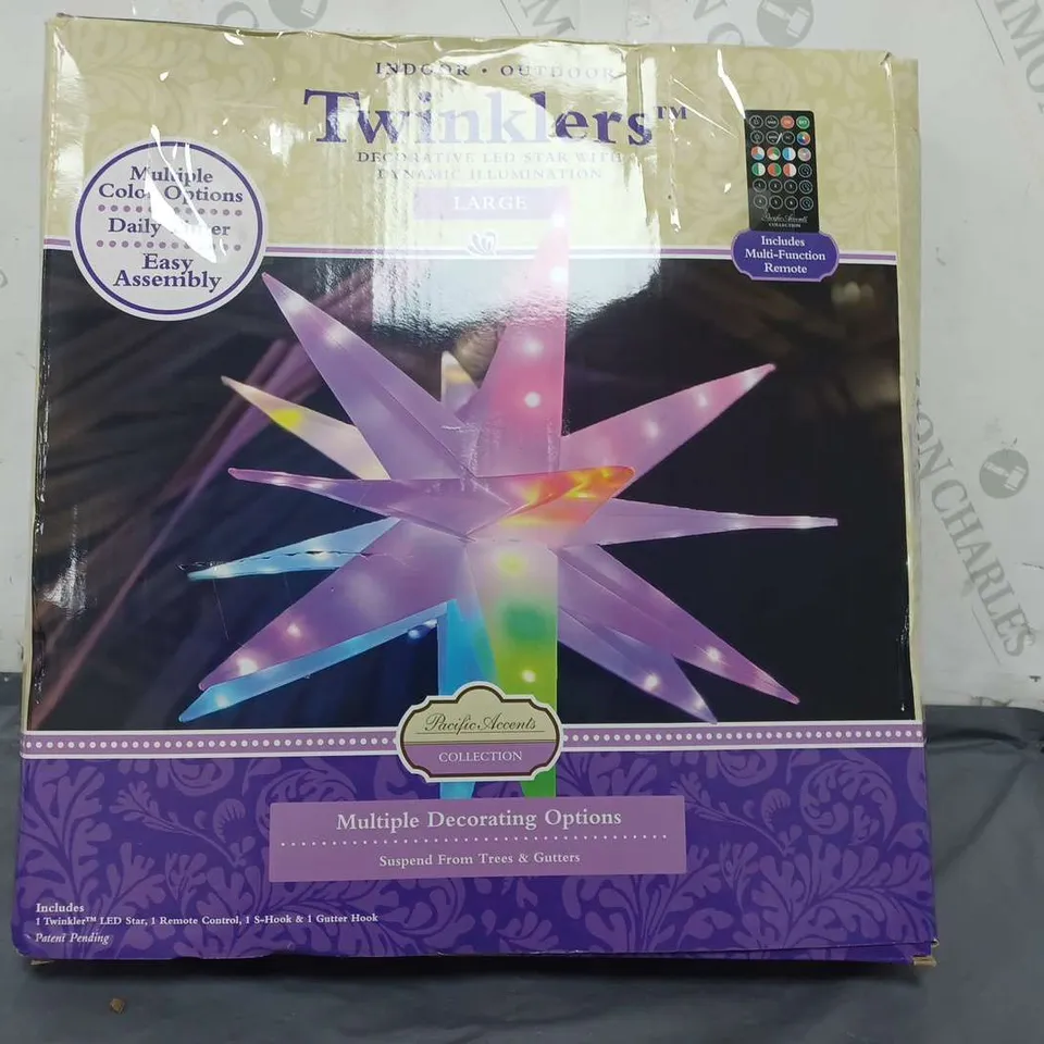 BOXED PACIFIC ACCENTS STAR BURST LIGHT