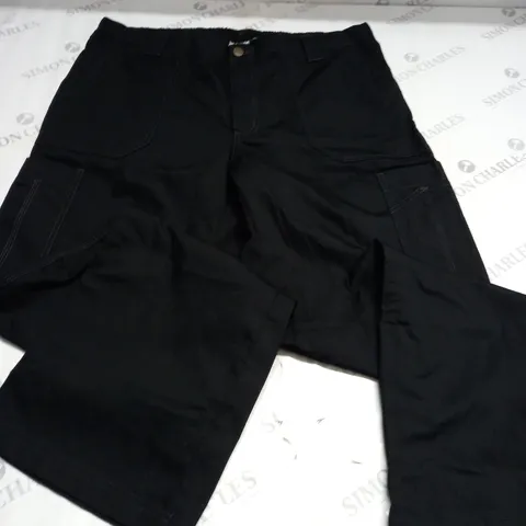 CARHARTT FORCE BLACK TROUSERS - TALL L
