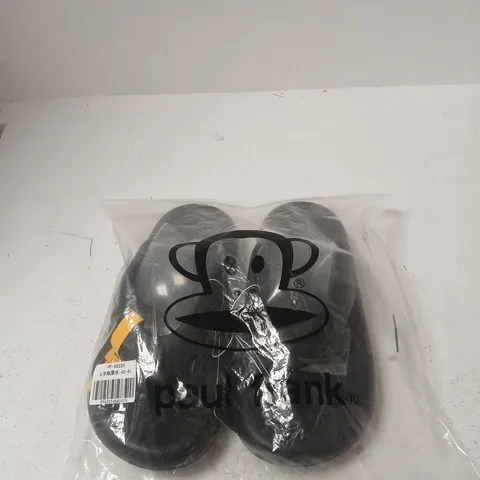PAUL FRANK BLACK FLIP FLOPS - EUR 40-41