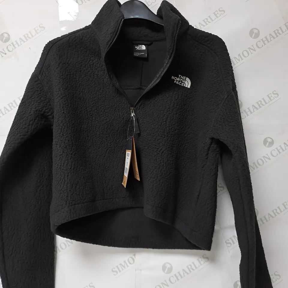 THE NORTH FACE CROPPED FLEECE HALF ZIP - SMALL