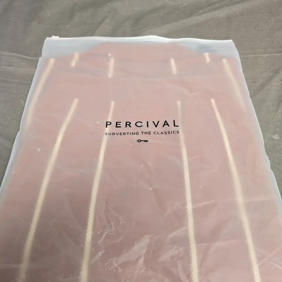 PERCIVAL CABLE KNITTED POLO TOP SIZE M