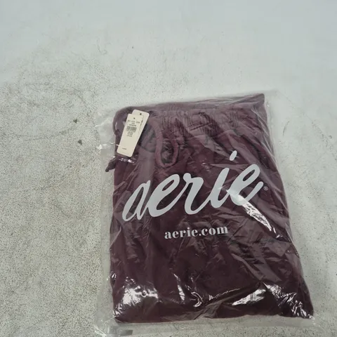 AERIE WOMEN'S BURGUNDY JOGGERS – UK XXS (US XXS / EU XXS)