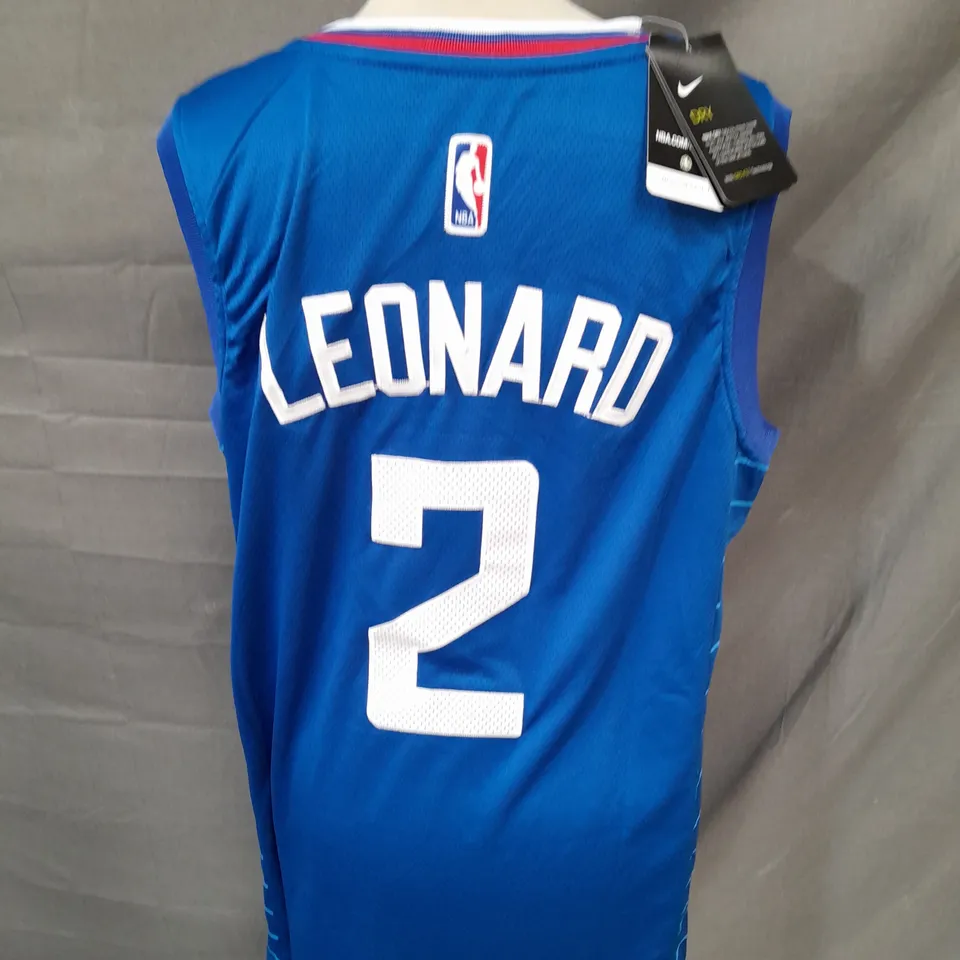 NIKE CLIPPERS BLUE BASKETBALL JERSEY - 44
