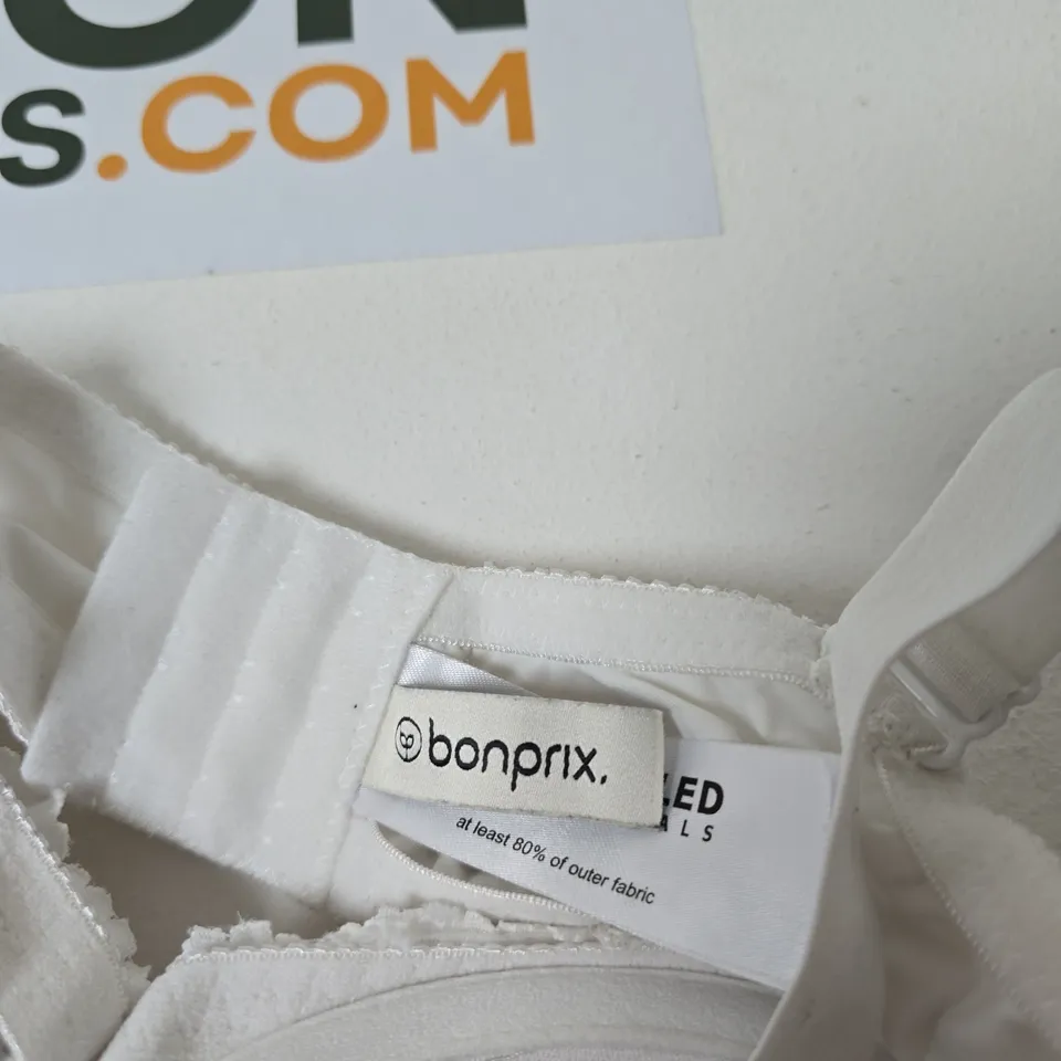 BONPRIX WHITE LACE BRA – WOMEN'S UNDERWEAR, UK 38DD (EU 85E)