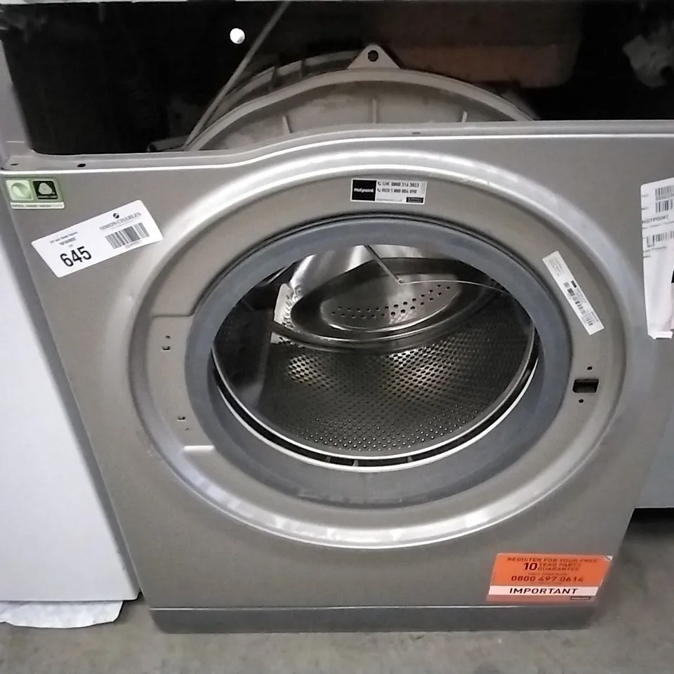 DESIGNER HOTPOINT 6KG FREESTANDING 1400RPM WASHING MACHINE GRAPHITE 