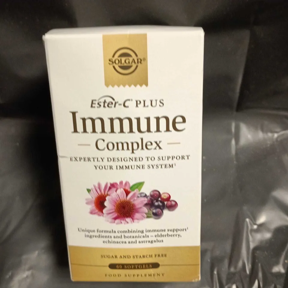SOLGAR ESTER-C PLUS IMMUNE COMPLEX – VITAMIN C IMMUNE SUPPORT DIETARY SUPPLEMENT