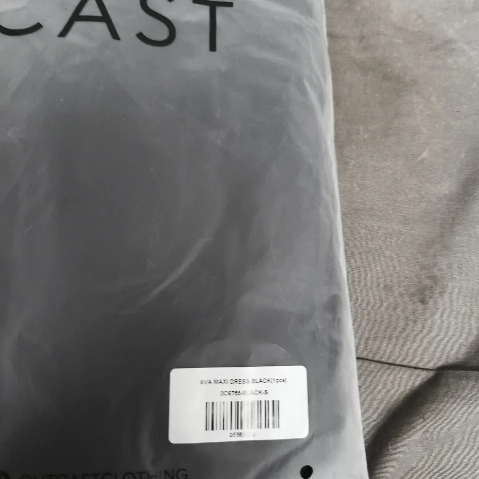 OUTCAST CLOTHING AVA MAXI DRESS – BLACK, SIZE S