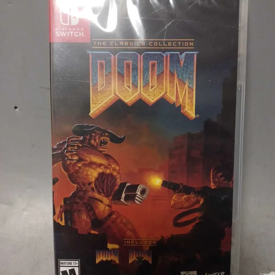 SEALED NINTENDO SWITCH DOOM THE CLASSICS COLLECTION