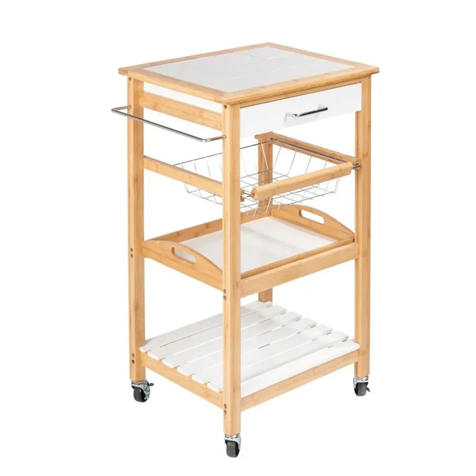 BOXED FINJA KITCHEN TROLLEY