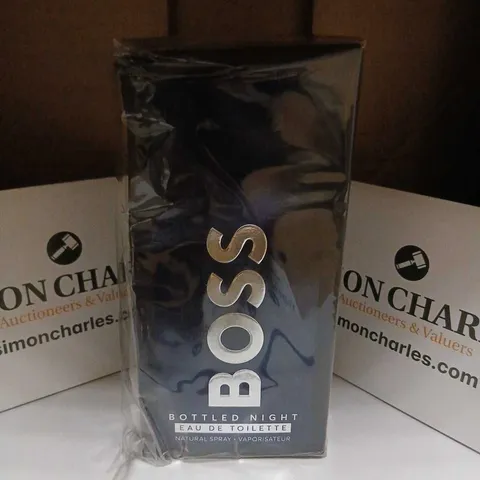 BOXED AND SEALED HUGO BOSS "BOTTLED NIGHT" EAU DE TOILETTE SPRAY 200ML