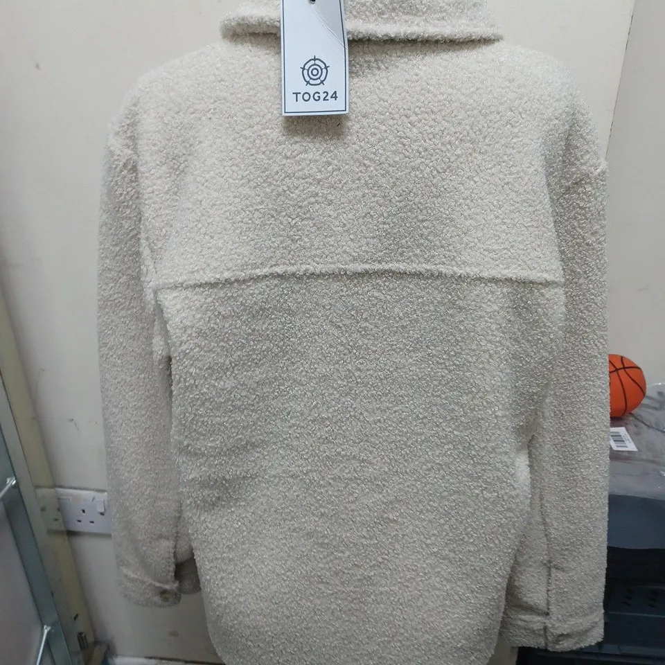 TOG24 MAXINE WHITE JACKET - UK SIZE 14