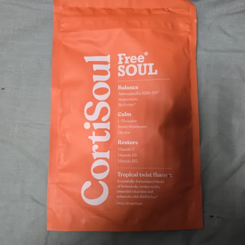 SEALED FREE SOUL CORTISOUL FOOD SUPPLEMENT - 240G