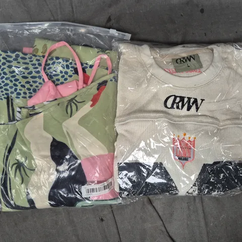 APPROXIMATELY 20 ASSORTED CLOTHING AND FASHION PRODUCTS IN VARIOUS STYLES AND SIZES - COLLECTION ONLY