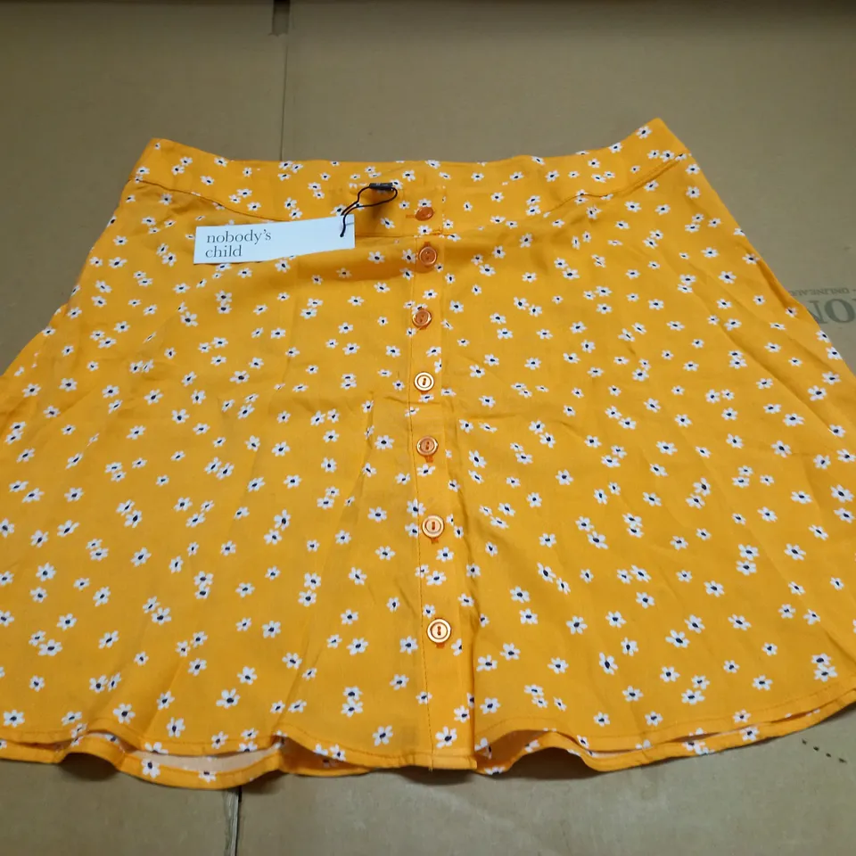 NOBODYS CHILD MICHAEL MINI SKIRT IN ORANGE - 8
