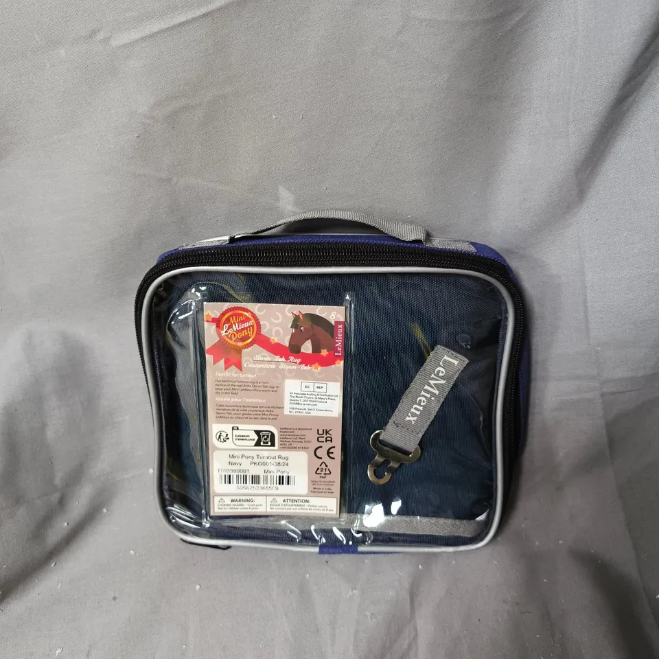 LE MIEUX MINI PONY TURNOUT RUG – NAVY