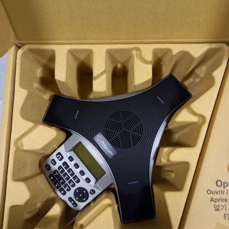 BOXED POLYCOM SOUNDSTATION IP 5000 FULL DUPLEX IP CONFERENCE TELEPHONE 