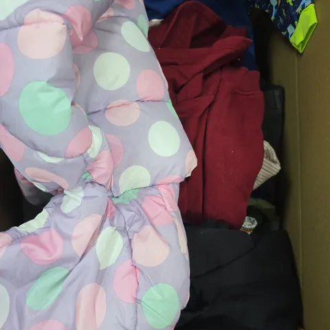 APPROXIMATELY 20 ASSORTED CLOTHING PRODUCTS IN VARIOUS STYLES & SIZES