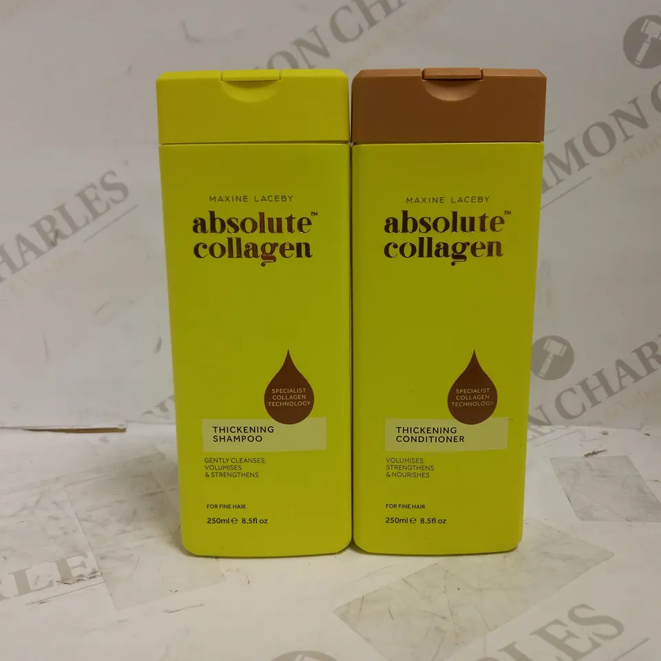 MAXINE LACEBY ABSOLUTE COLLAGEN THICKENING SHAMPOO & CONDITIONER (2 X 250ML)
