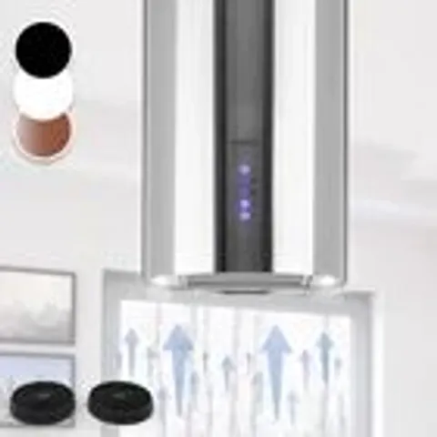 ISLAND HOOD 35 CM 650M³/H ISLAND EXTRACTOR HOOD RECIRCULATING HOOD EXHAUST