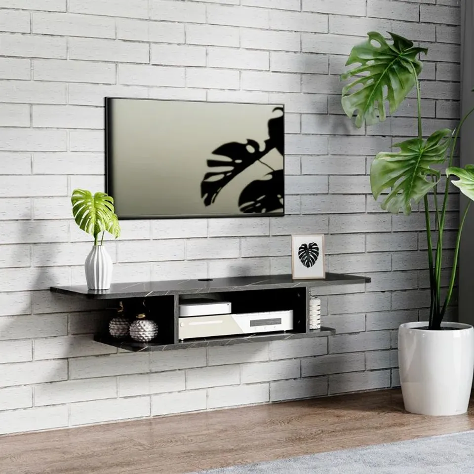 BOXED FLOATING ENTIRTAINMENT UNIT FOR TVS