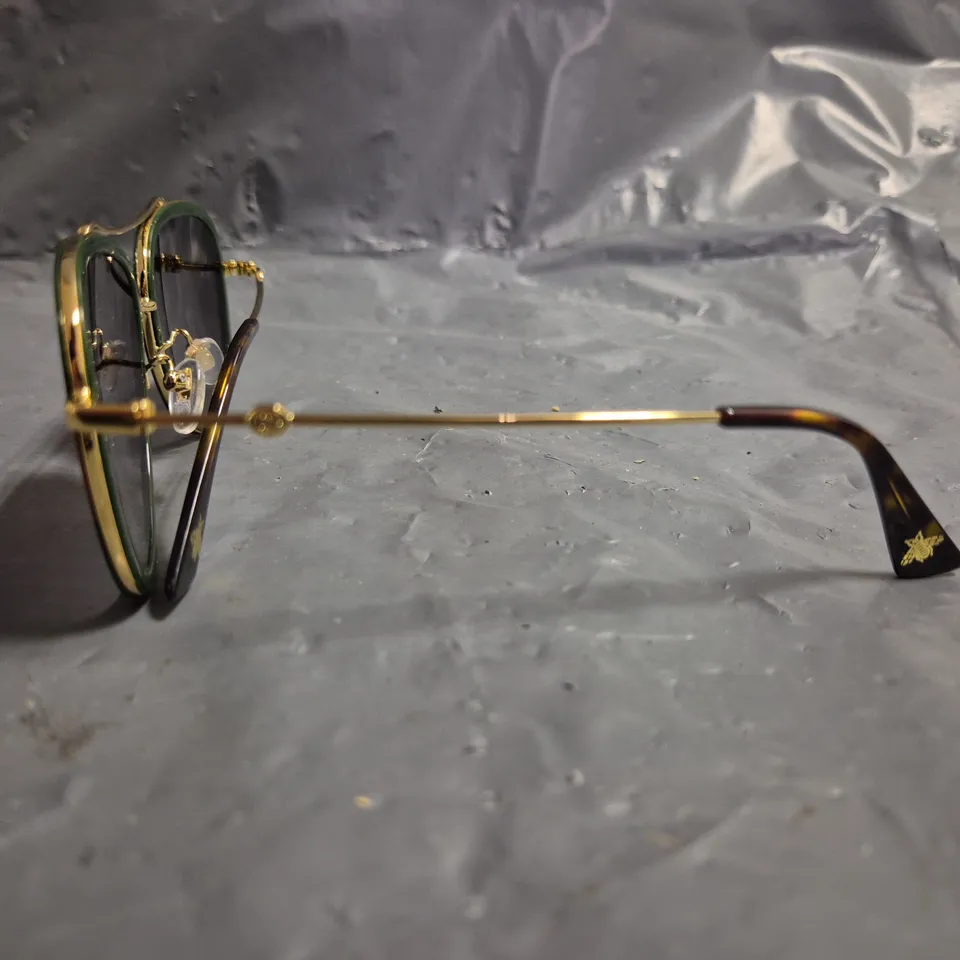 GUCCI AVIATOR SUNGLASSES, MULTI/GREY GRADIENT