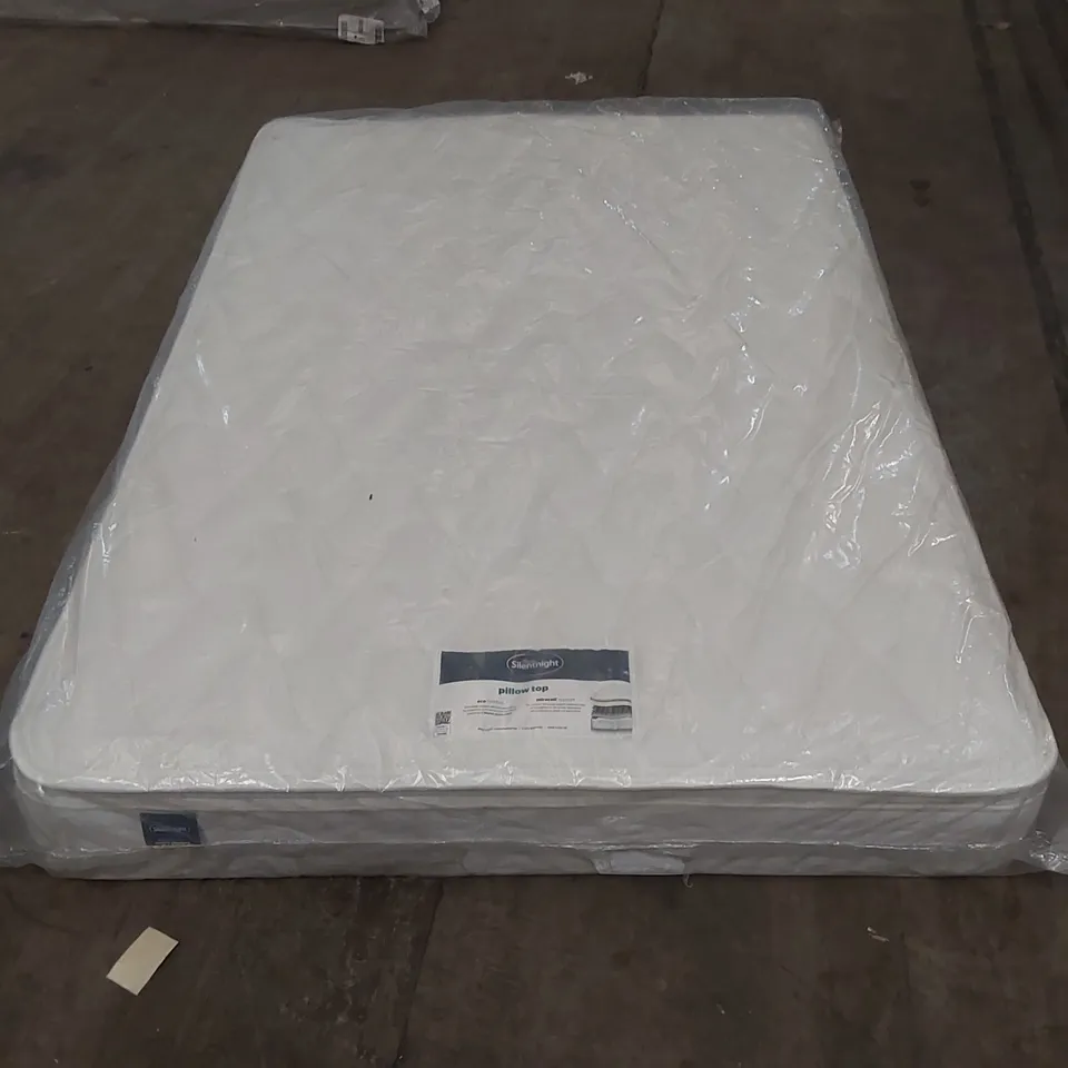 QUALITY BAGGED 4'6" DOUBLE SILENTNIGHT MIRACOIL SPRUNG PIPPA ULTIMATE PILLOWTOP FIRM MATTRESS RRP £429