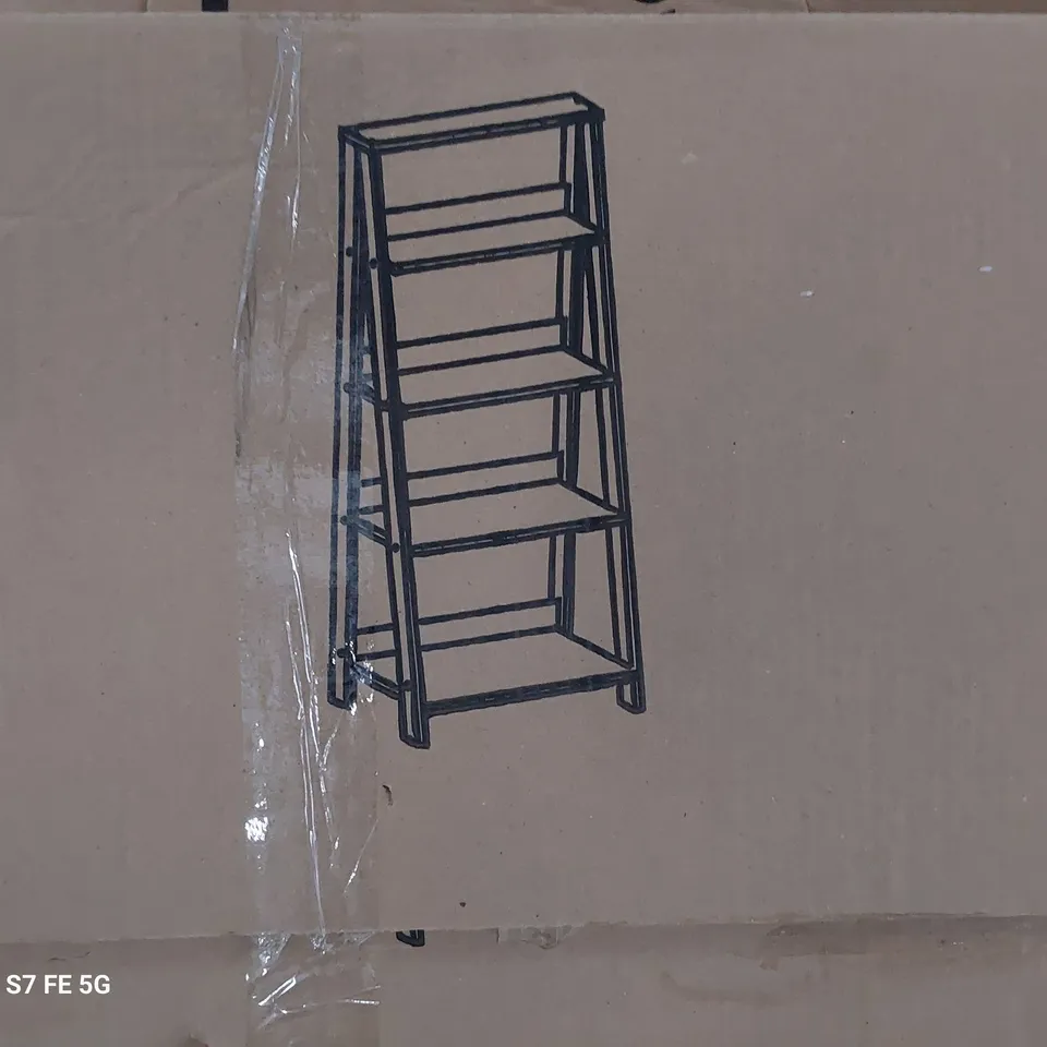 BOXED LADDER SHELF UNIT