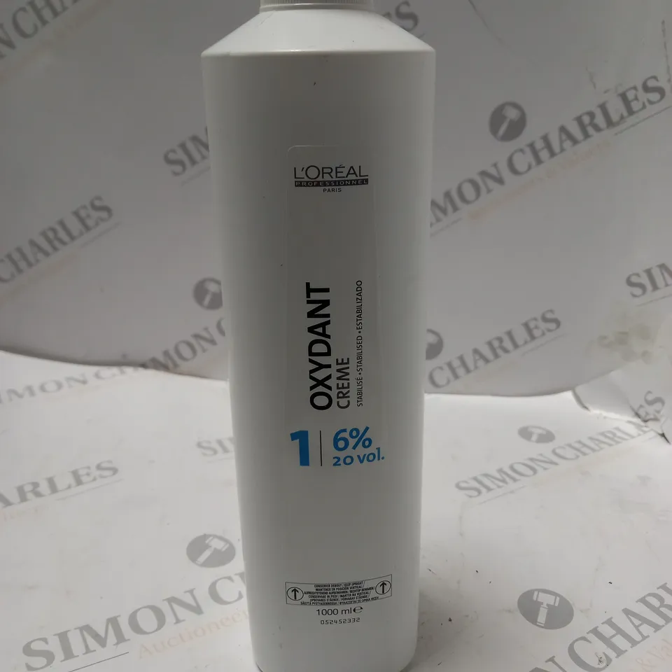 LOREAL OXYDANT CREME 6% 20 VOL 1000ML