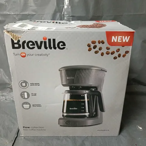 BOXED BREVILLEFLOW COLLECTION FILTER COFFEE MACHINE 