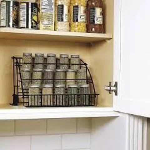 BOXED 3 TIER PULL DOWN SPICE RACK ORGANIZER FOR CABINET