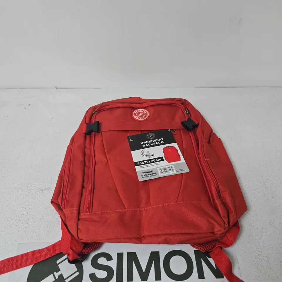 RED UNDERSEAT BACKPACK – 40X29X20 CM